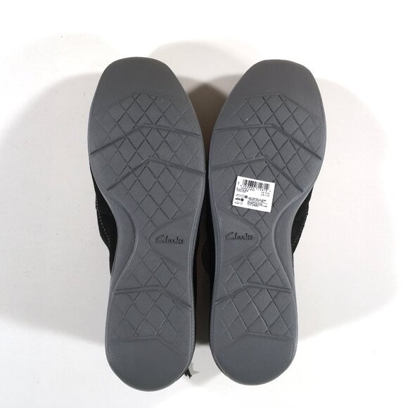 Clarks Gorwin Step Slip On Loafers Mens Size 11 Black Suede Red Plaid - Picture 7 of 8